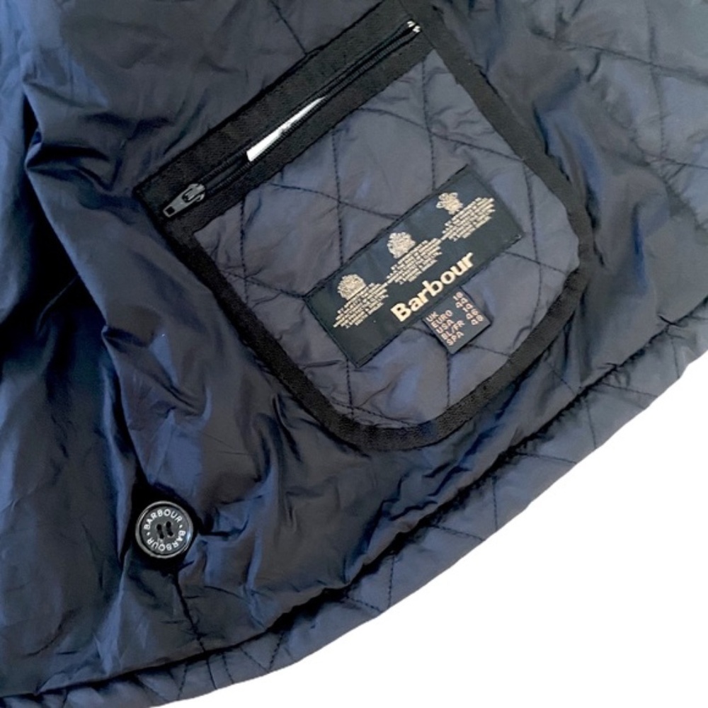BARBOUR MATT FLYWEIGHT ALICE BLACK QUILTED JACKET